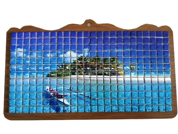 RESİMLİ CAM MOZAİK 4 ADA MODELİ