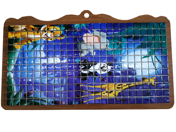 RESİMLİ CAM MOZAİK 4 ADA MODELİ