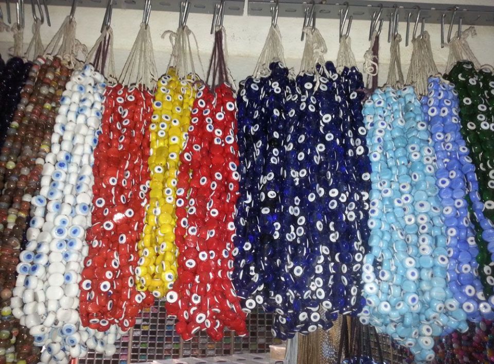 KÜÇÜK DANAGÖZ CAM BONCUK (50 Adet) NAZALIK LACİVERT