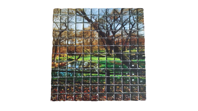 RESİMLİ CAM MOZAİK 6 DENİZ VE CAMİ MODELİ