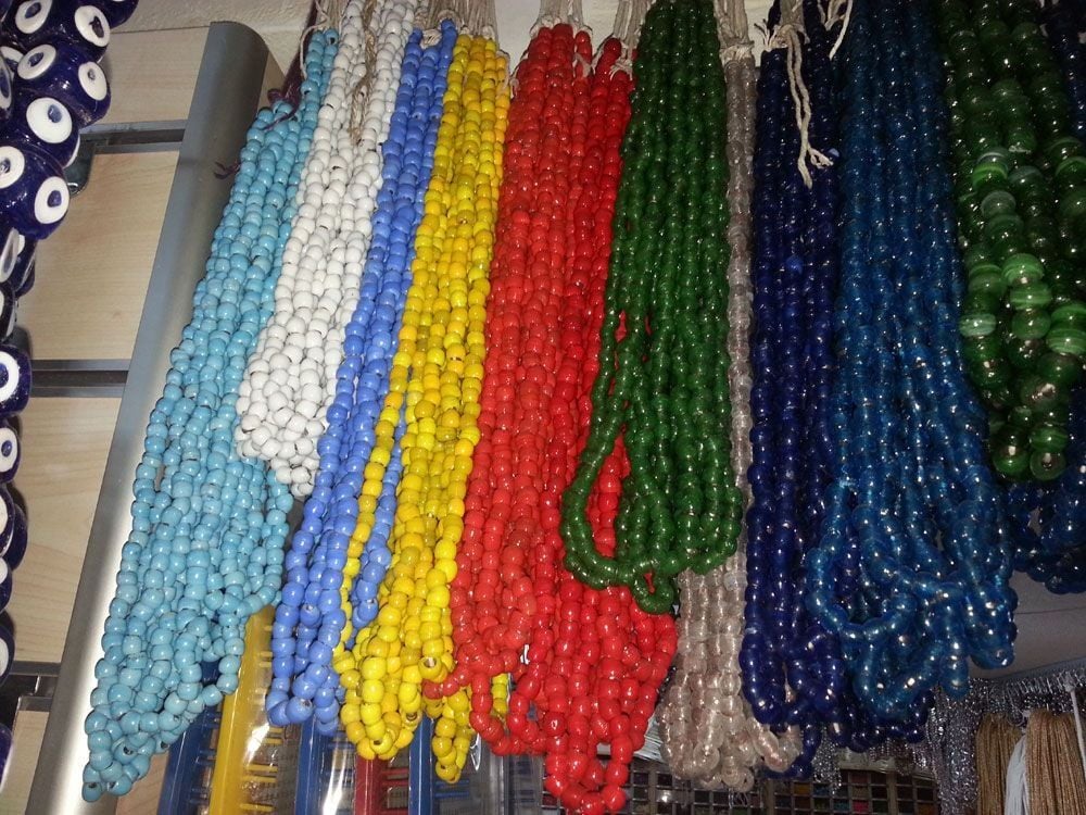 KUZU BONCUK - CAM BONCUK (100 Ad) KOYU SARI