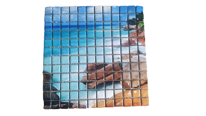 RESİMLİ CAM MOZAİK 13 KELEBEK MODELİ