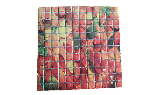 RESİMLİ CAM MOZAİK 12 UĞUR BÖCEĞİ MDOELİ