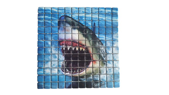 RESİMLİ CAM MOZAİK 11 YOL MODELİ